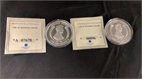 Abe Lincoln 1st Inaugural/Gettysburg Comm Coins