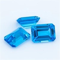 Natural Brazil Swiss Blue Topaz - FL