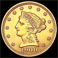 1900 $2.50 Gold Quarter Eagle CLOSELY