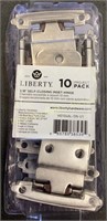 Liberty 3/8” Self Closing Inset Hinge Satin Nickel