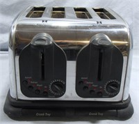 GE STAINLESS STEEL 4 SLICE TOASTER