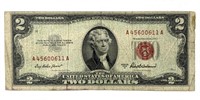 Series of 1953 A Two Dollar Red Seal Note