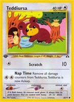 Teddiursa 65/75 Common Neo Discovery Pokemon Card
