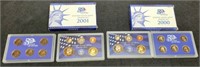 (2) 10 Coin Proof Sets: 2000, 2001