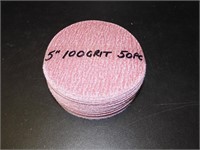 New 50pc Velcro Sanding Disc 100 Grit