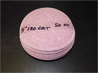 New 50pc Velcro Sanding Disc  120 Grit