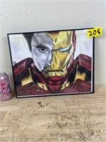 Iron Man Picture Signed