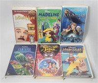 Kids VHS Movies - English (6x)