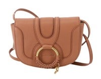 CHLOE Pink Leather Designer Shoulder Bag