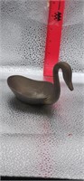 Vintage Brass Swan Soap Dish