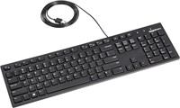 Amazon USB Keyboard  Matte Black