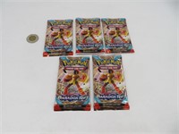 5 pack de cartes Pokémon Paradox Rift