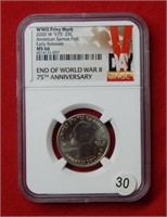 2020 W American Samoa Quarter NGC MS66