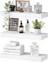 White Floating Shelves