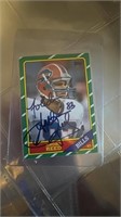 Signed 1986 Topps Andre Reed Bills Rookie Card