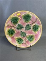 Majolica Wheat Pattern Plate