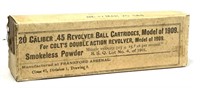 20 Rounds of .45 Revolver Ball Cartridges