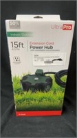 New 15ft Power Hub Extension Cord