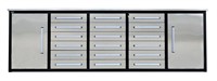(BF) Chery Industrial 10’ 18 Drawers Stainless