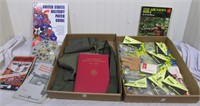 (2) Tray lots – Military related reference books,