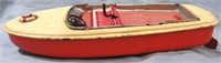 1950’S ANTIQUE TIN WATER SPEED BOAT
