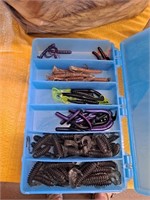 Various fishing lures and other fishing items