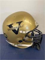 Univ Vanderbilt Commodores Game Worn Helmet