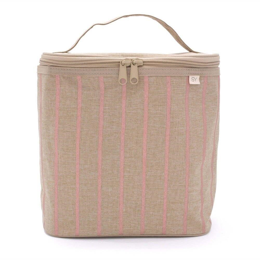 Nourish by SoYoung Lunch Bag - Rose Gold Pinstripe