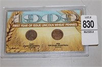 1909 LINCOLN WHEAT PENNIES