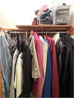 Contents of coat closet
