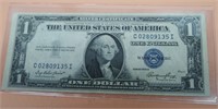 Series 1935 E One Dollar Silver Certificate