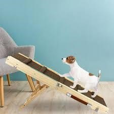 Adjustable Wooden Folding Pet Ramp  Size: