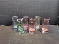 (6) Si-An Cristallerie Glasses