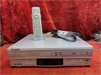 Panasonic VHS & DVD player w/remote.