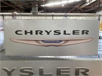 Chrysler Dealership Embossed Sign 1900x750