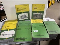 Assorted John Deere operator's manuals