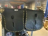 Horse leather shields