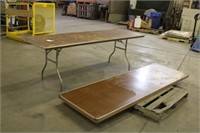 (2) Folding Tables Approx 30"x96"