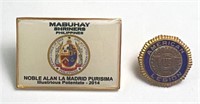 American Legion & Shriners Pins
