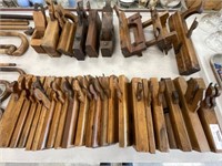 Collection of 30 Antique Molding Planes