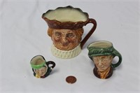 Collection of Vintage Royal Doulton Toby Mugs