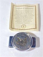 American Currency Money Clip & Certificate