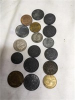 Mostly German Coins - 1907, Etc