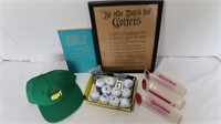 Golf Lot - Balls, Tees, Masters Ball Cap & More