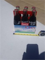 Iowa Sesquicentennial Coke 6  pack