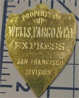 Property of Wells Fargo and company Express brass