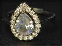 925 stamped gemstone rings size 7.25