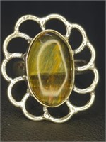 925 stamped Labradorite ring size 7