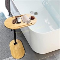 Bamboo Bathtub Tray with Adjustable Height
