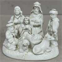 Porcelain nativity scene